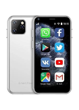 Маленький мобильный смартфон сенсорный gtstar soyes xs 11 white