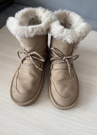 Угги zara для девочки 39 р 3