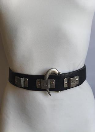 Кожаный ремень унисекс с крючком