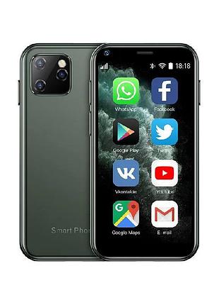 Маленький мобильный смартфон сенсорный gtstar soyes xs 11 green