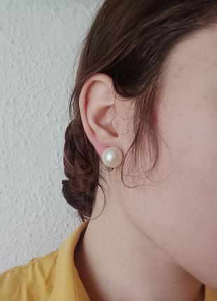 Серьги женские клипсы.