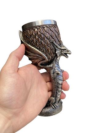Бокал для вина 3 дракон с крыльцами