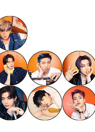 Значок bts bangtan boys butter бтс 1 шт (w090)