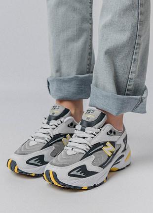 🌺жіночі кросівки new balance 725 white black yellow
