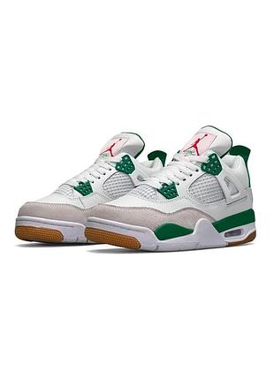 Жіночі кросівки nike air jordan 4 retro x sb pine green
