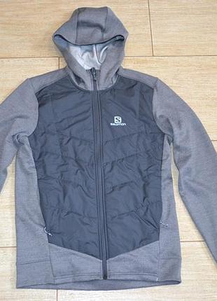 Salomon s кофта гибрид зипхуди куртка оригинал мужская