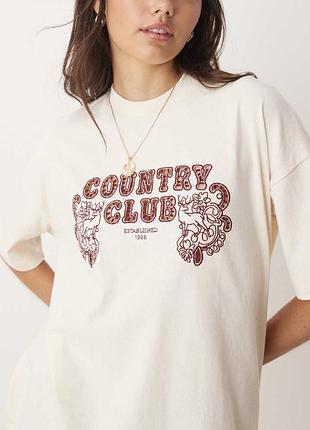 Жіноча oversize футболка miss selfridge