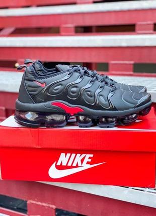 Nike air vapormax plus "black/red"🆕шикарные кроссовки найк🆕купить наложенный платёж