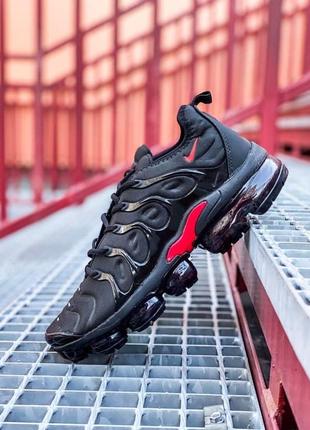 Nike air vapormax plus "black/red"🆕шикарные кроссовки найк🆕купить наложенный платёж7 фото