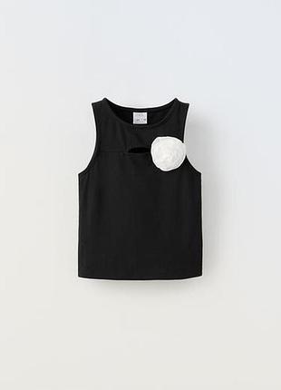 Нарядная майка топ zara