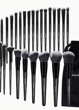 Maange набор из 30 профессиональных кистей для макияжа + сумка