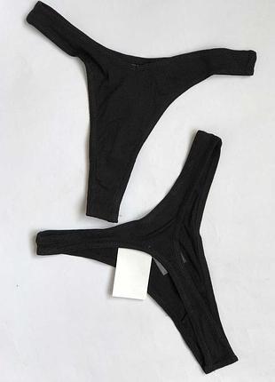 Трусики в рубчик h&m 🖤 оригінал
