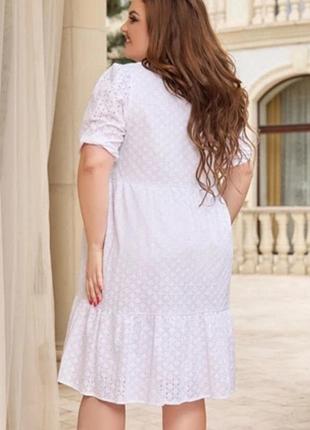 Платье сиреневое в горошек размер м