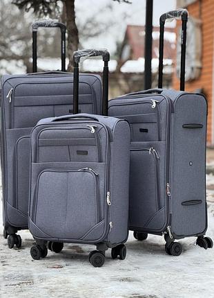 Маленький чемодан дорожный тканевый s польша на колесах gloria с подшипником