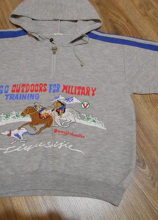 Підросткова,доросла кофта,светр.кенгурушка б/в,сірого кольору.