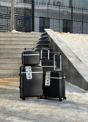 Полипропилен расширения msb большой чемодан l + расшир на колесах 4 колеса 110 литров