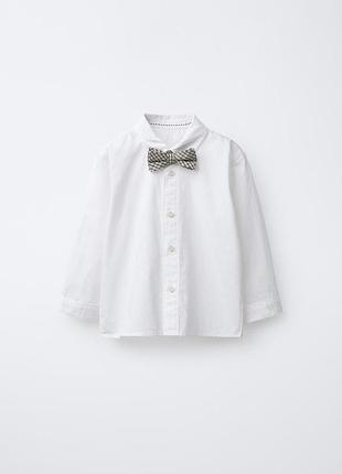 Сорочка з краваткою-метеликом zara 4368, 4382 (1063/522/250)