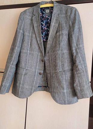 Лляний піджак calamar casual