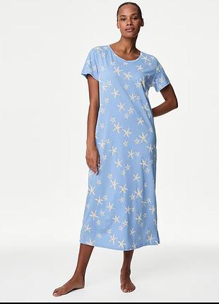 Ночная сорочка из смеси коттон модал  m&s