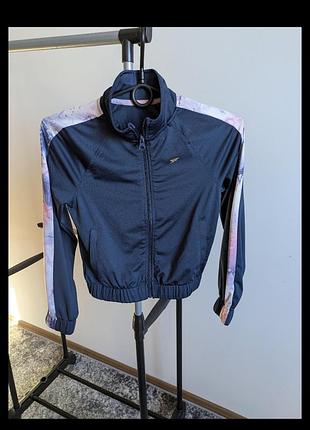 Кофта спортивна 9-10 синя на гімнастику спорт на замок