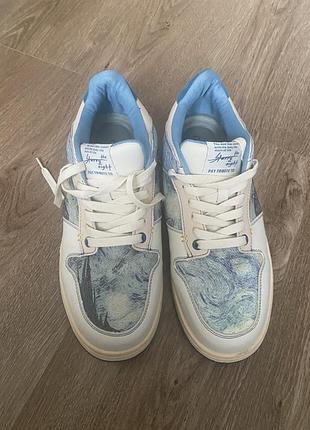 Кросівки чоловічі 44 розмір starry night ван гог, кеди чоловічі