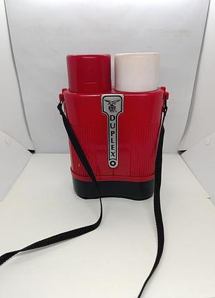 Стеклянный термос двойной duplex с двумя колбами 0,5 л литра стеклянная колба хорошо держит тепло времён ссср