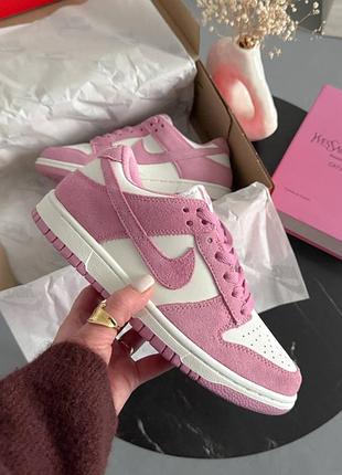 😍 женские кроссовки nike dunk low pink