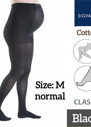 Компресійні колготки для вагітних sigvaris essential thermoregulating cotton, р. m normal