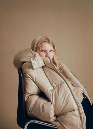Куртка zara 164, курточка зара бежева