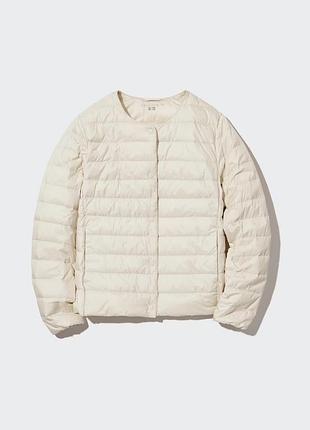 Компактна пухова куртка uniqlo що складається в мішечок ultra light down compact jacket
