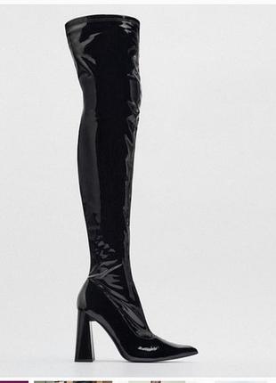 Латексні ботфорти zara