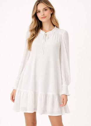 Плаття h&m біле мереживо розмір s m