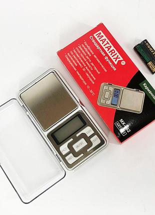 Кишенькова ювелірна вага з дисплеєм до 500гр