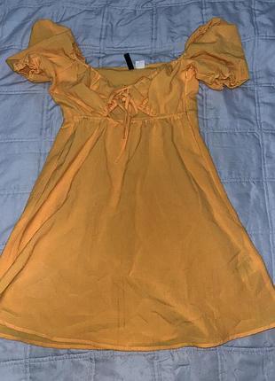 Сукня літня яскраво-помаранчева