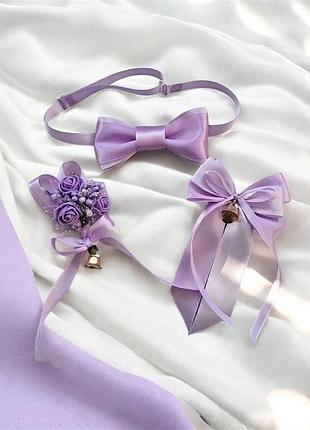 Краватка-метелик, бутоньєрка, брошка, аксесуари на випускний