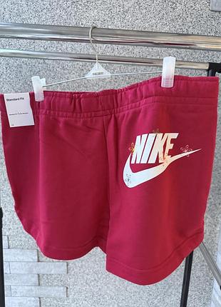 Короткі жіночі шорти nike sportswear shorts floral log розмір м