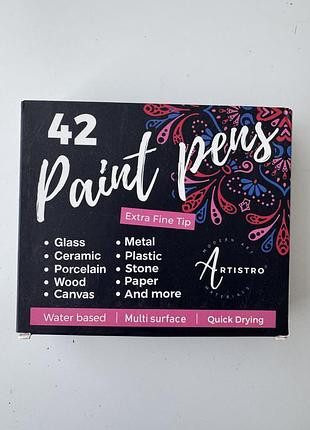 Маркери paint pens artistro 42 шт з тонким наконечником