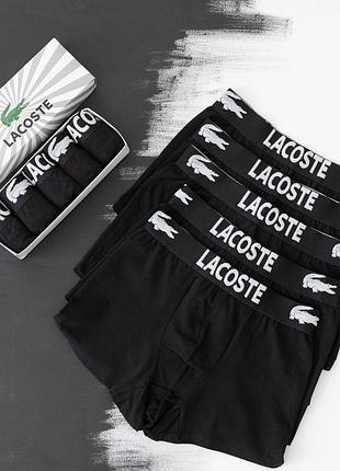 Мужской набор трусов lacoste 5 шт