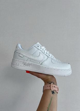 Nike air force 1 x louis vuitton white