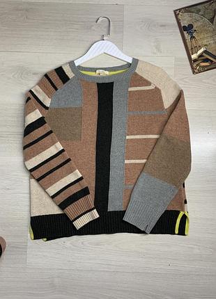 Теплий жіночий вовняний светр white stuff 80% вовна 20% нейлон, розмір l (міжнародний 40 / укр 46)