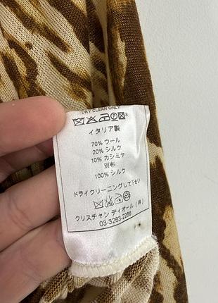 Christian dior wool/sik/cashmere top m size 10