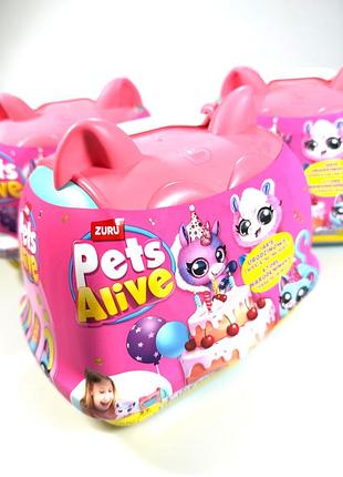 Іграшка-сюрприз zuru pets alive pet shop surprise — інтерактивний улюбленець у переносці
