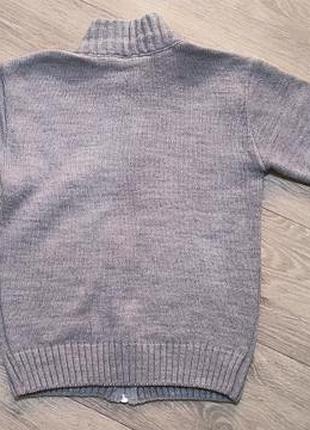 В'язаний кардиган або кофта для хлопчиків, 6-8 лет 2