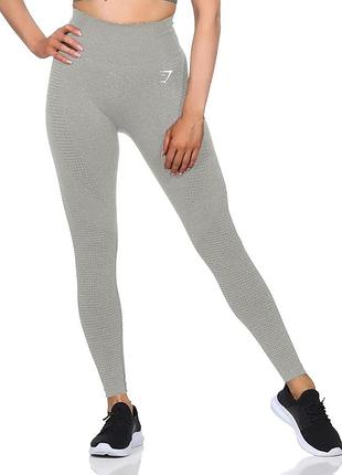 Серые лосины gymshark xs-s
