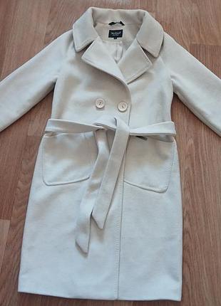 Пальто демі жіночі кашемірове розмір м-л в ідеальному сиані
