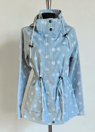 Блакитна парка-дощовик animal (uk) | baby blue