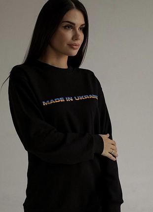 Світшот чорний україна