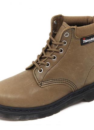 Dr. martens thinsulate шкіряні черевики хакі оригінал 25 см.