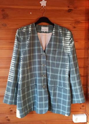 Шикарный винтажный жакет из шерсти от michel ambers р.16