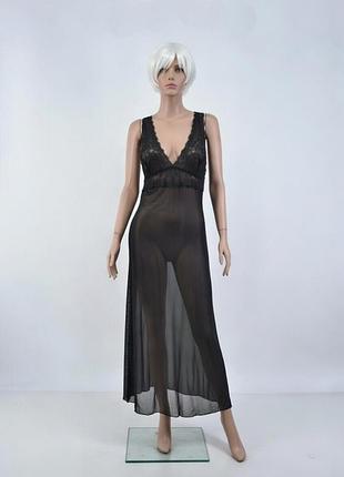 Нежнейшая, шёлковая ночная рубашка от бренда intimissimi италия (m)